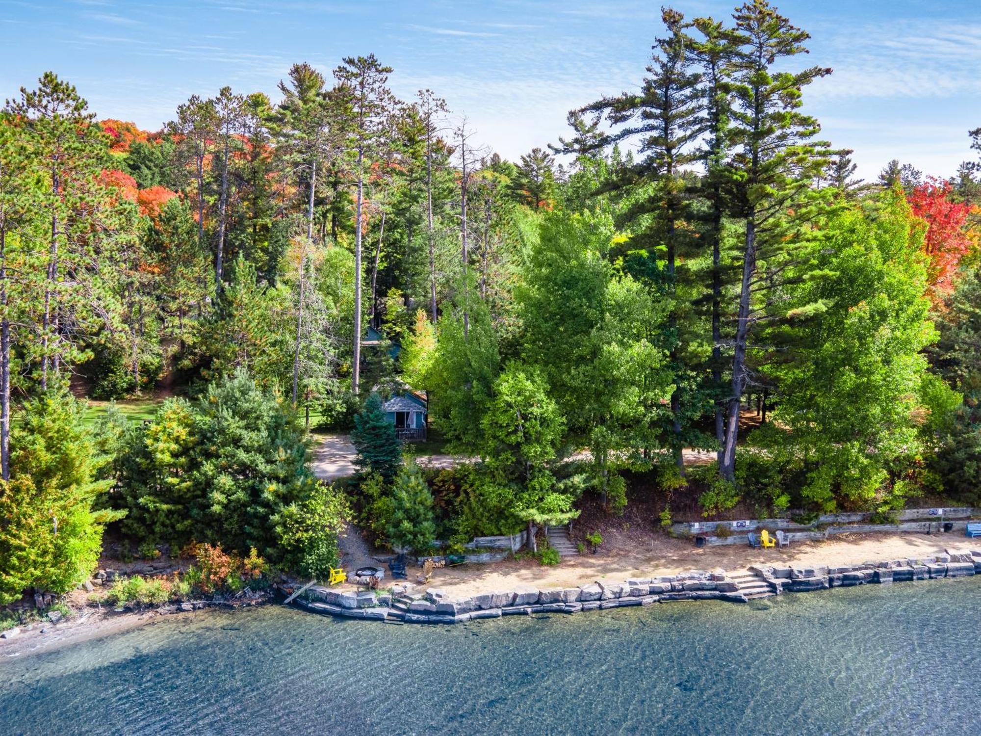 Muskoka Waterfront Retreat Dwight Exterior foto