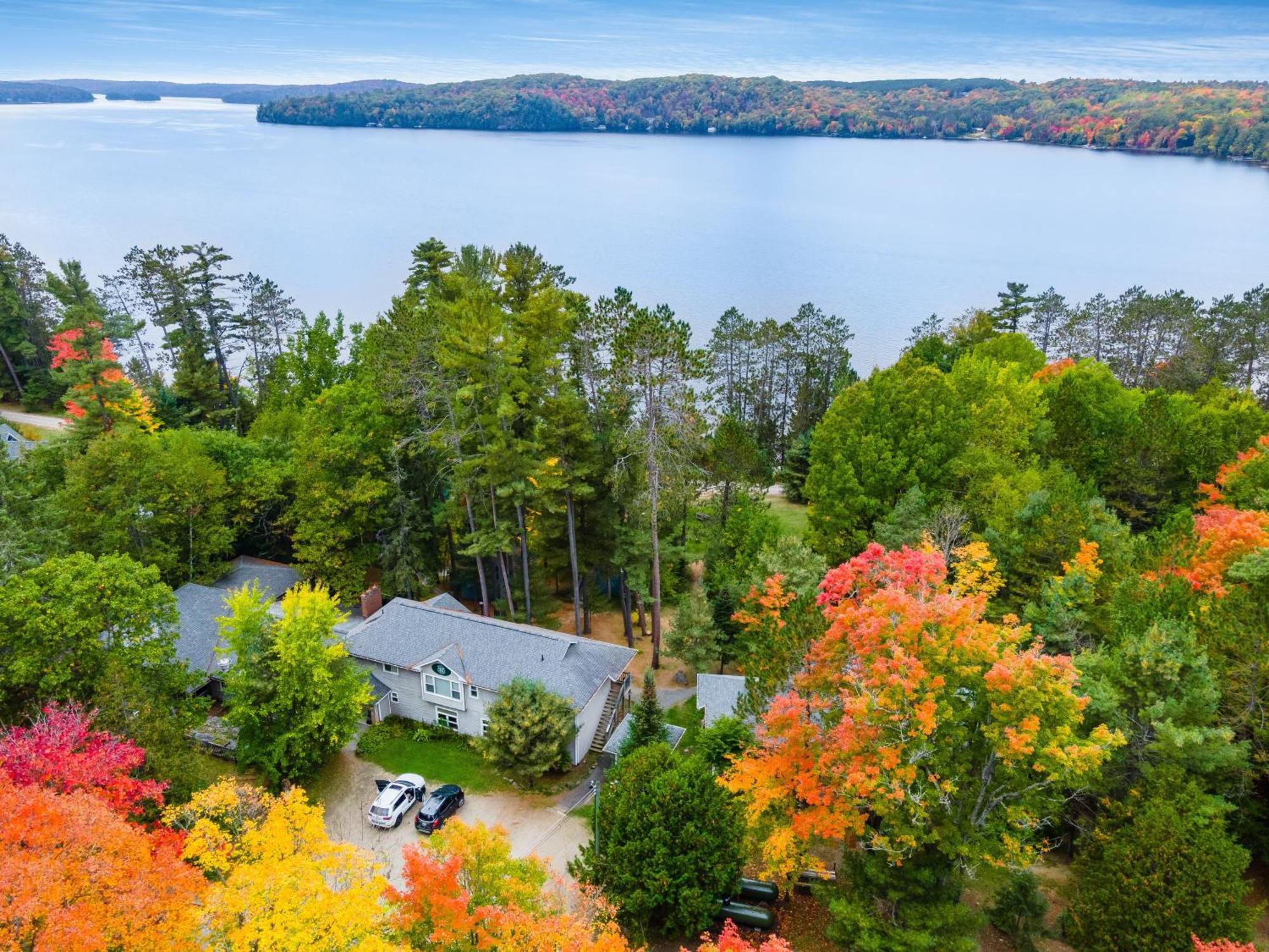Muskoka Waterfront Retreat Dwight Exterior foto